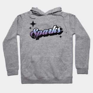Sparks - Retro Classic Typography Style Hoodie